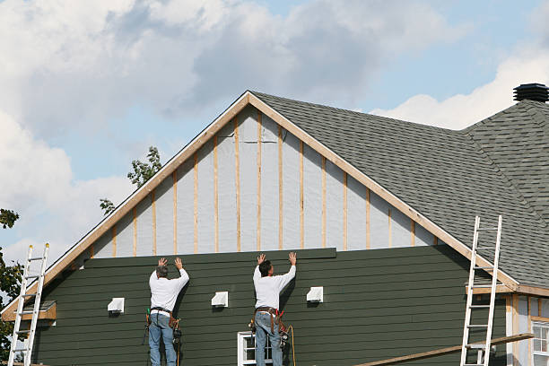 Professional Siding Installation technician working in Springfield, OH